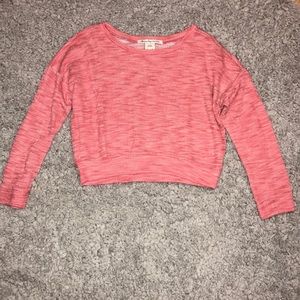 American Rag drop shoulder crop top